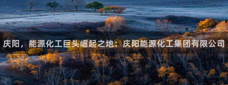 球盟会唯一：庆阳，能源化工巨头崛起之地：庆阳能源化工集团有限