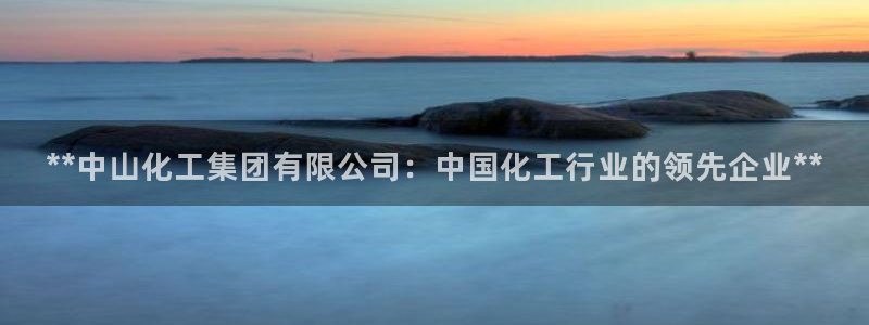 球盟会下载最新版：**中山化工集团有限公司：中国化工行业的领