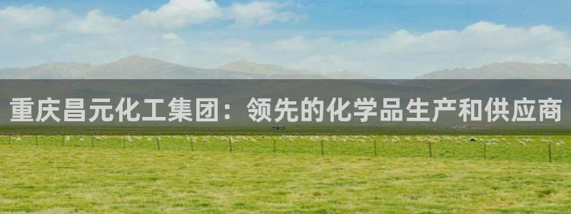 球盟会在线官网：重庆昌元化工集团：领先的化学品生产和供应商