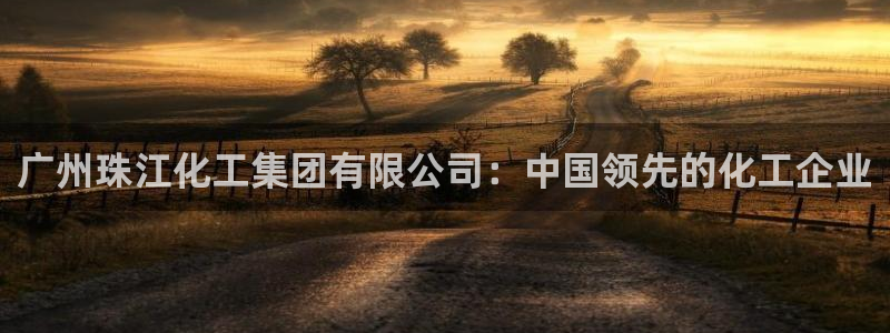球盟会网页版登陆：广州珠江化工集团有限公司：中国领先的化工企