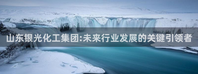 球盟会和中欧会的区别：山东银光化工集团:未来行业发展的关键引