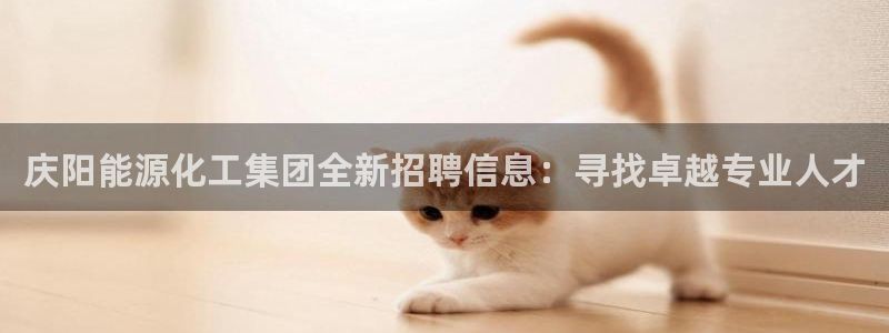 球盟会官方网址入口：庆阳能源化工集团全新招聘信息：寻找卓越专