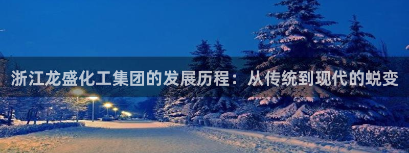 球盟会官方app首页入口：浙江龙盛化工集团的发展历程：从传统